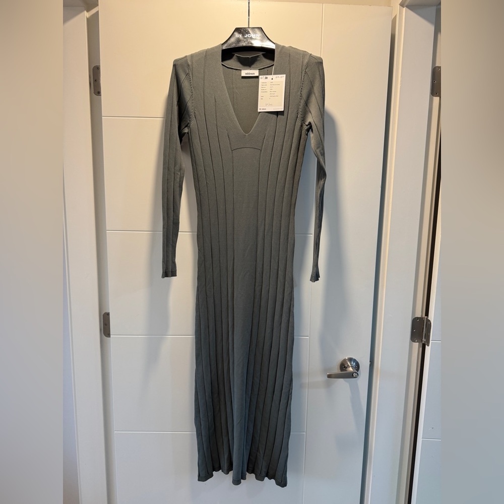 Minimum Daniellas knit dress in martini olive